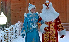 Начало работы домика Деда Мороза в столичном парке горького: 21 декабря 2013